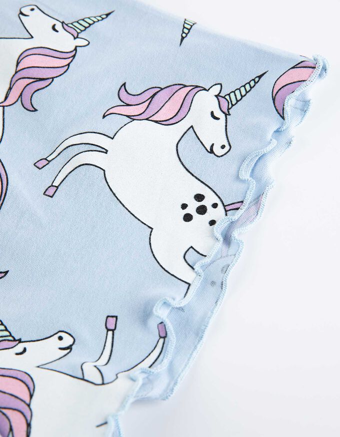 Pyjama Set aus Shirt und Shorts - Allover-Print