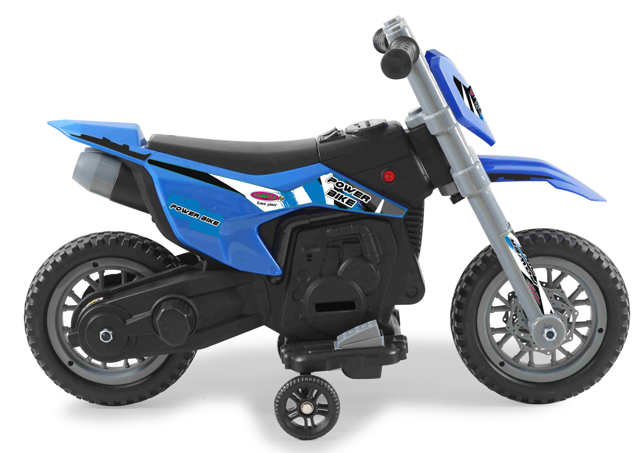 Jamara e.K. JAMARA-460678-Ride-on Motorrad Power Bike blau 6V