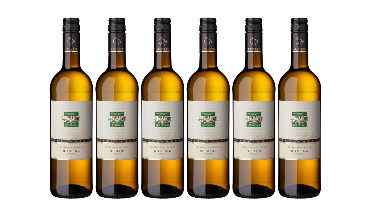 Württembergische WZG Heilbronner Stiftsberg Riesling Qba Trocken 0,75 l 6er Karton