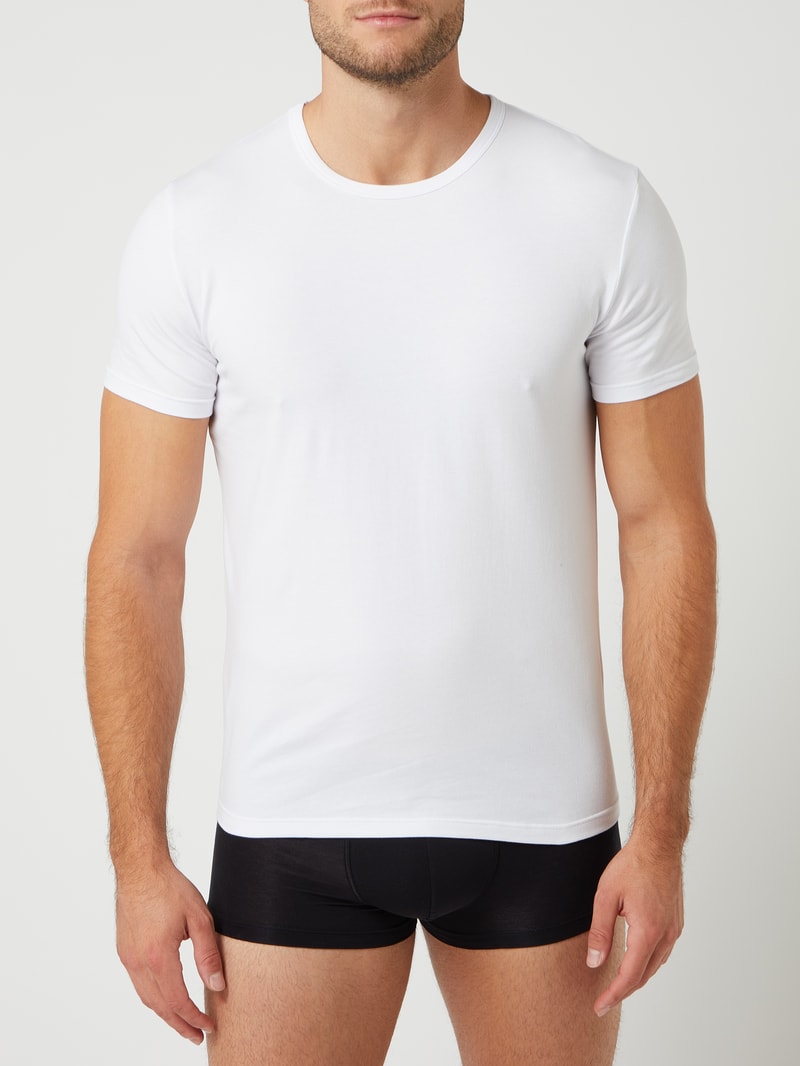 T-Shirt im 2er-Pack in weiß