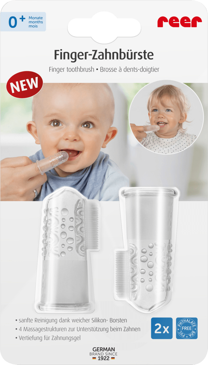 Fingerzahnbürste, 2 St