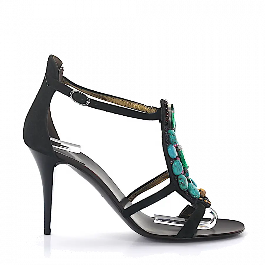 Giuseppe Zanotti - Riemchensandalen - schwarz