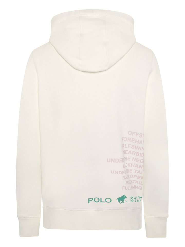 Polo Sylt Kapuzen-Sweatjacke in Weiß günstig kaufen XS