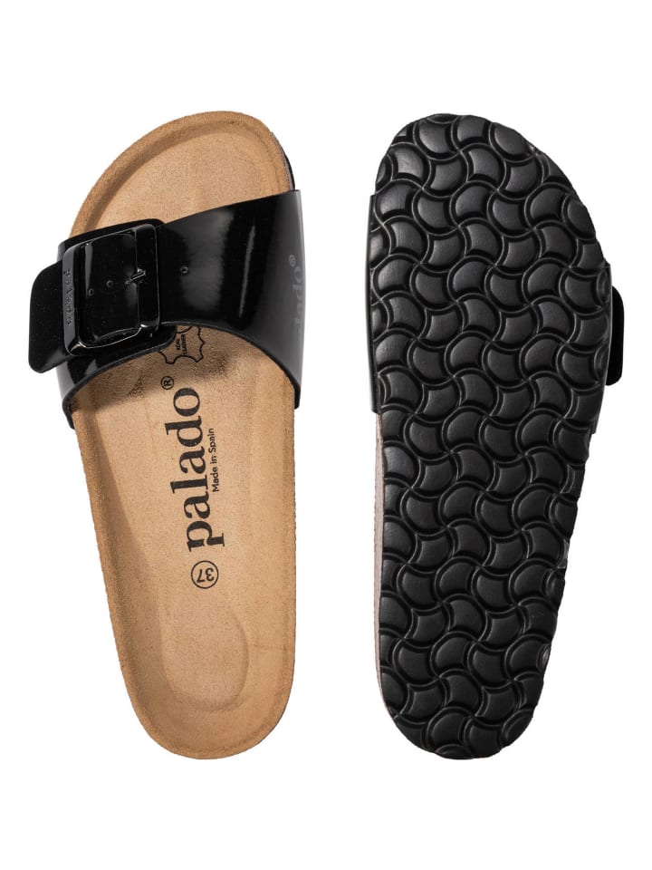 palado Pantoletten in Schwarz günstig kaufen