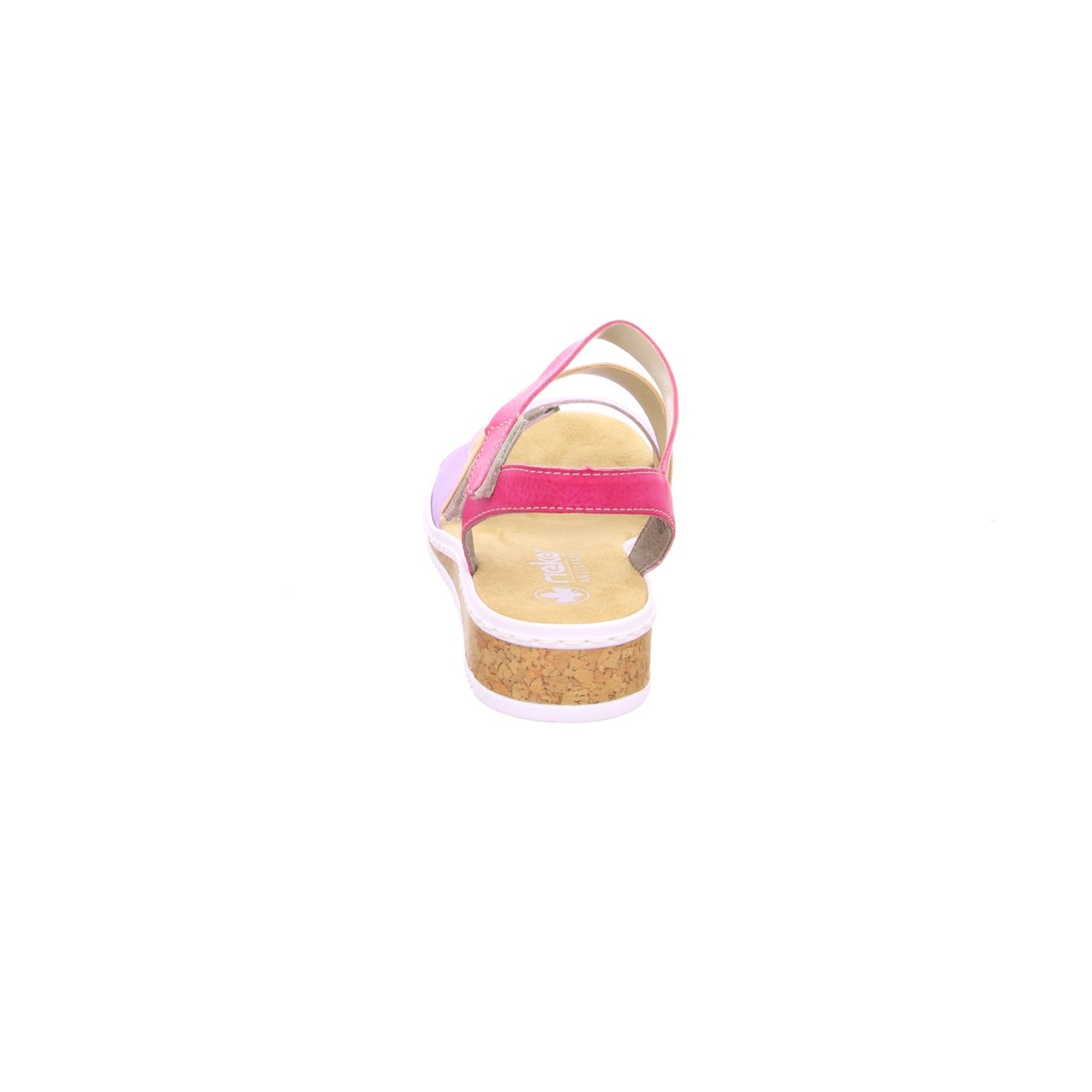 RIEKER Klassische Sandalen lila/pink