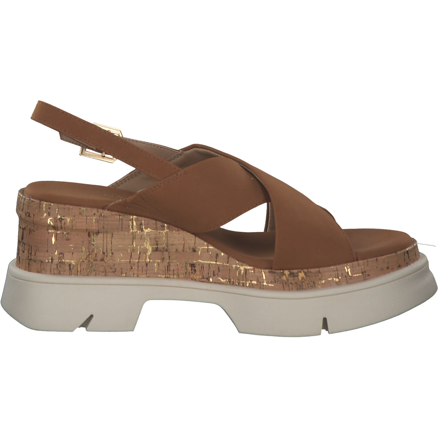 Bagatt Trish AEI81, Plateau-Sandaletten, Damen, Braun