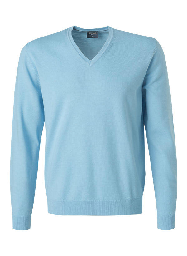 OLYMP, Pullover, Merinowolle extrafein, hellblau