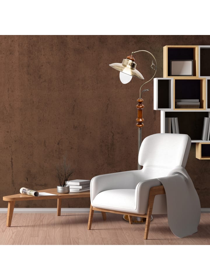 relaxdays Stehlampe in Gold/Braun günstig kaufen onesize