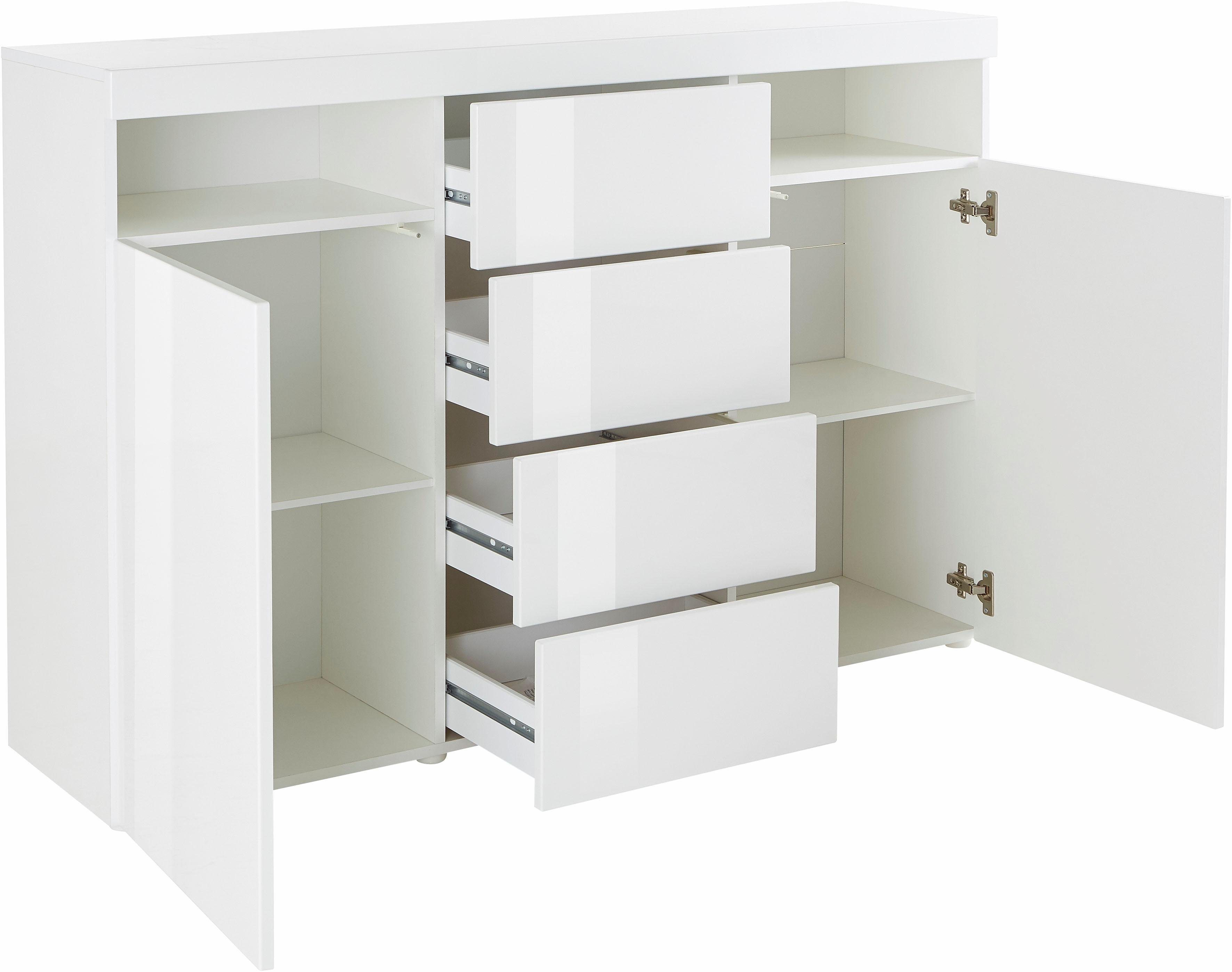 borchardt Möbel Highboard Kapstadt, Breite 139 cm