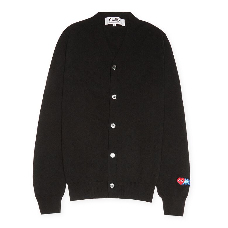 Comme des Garcons Play Knit Cardigan Black