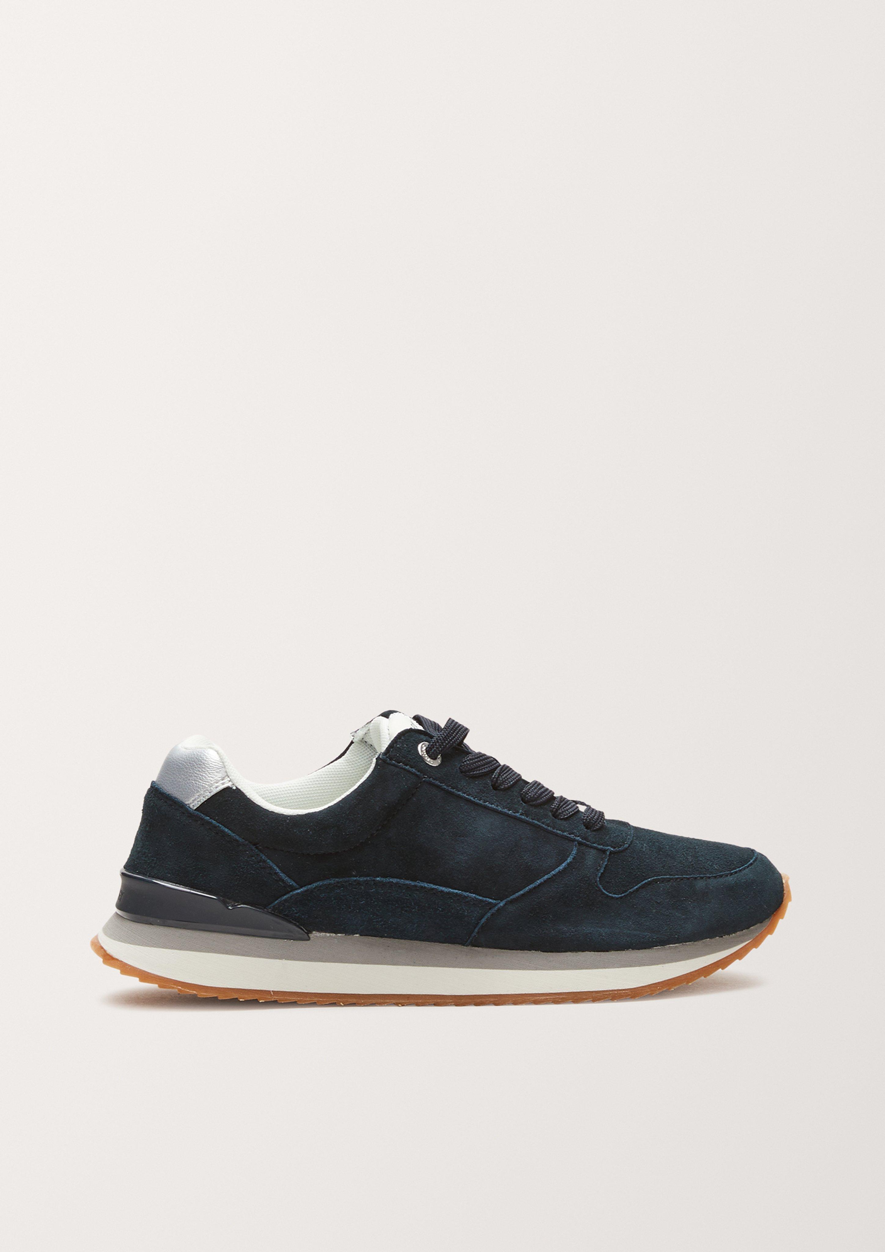 Fabric-Mix-Sneaker mit Leder  6005309-805