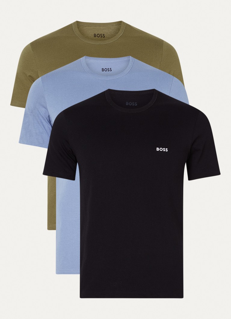 HUGO BOSS  T-shirt met logo in 3-pack
