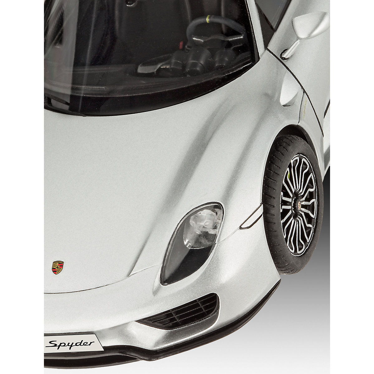 Porsche 918 Spyder, Revell Modellbausatz im Maßstab 1:24, 129 Teile, 19,4 cm