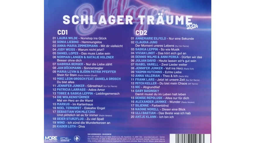 Schlager Träume 2024 (2CD)