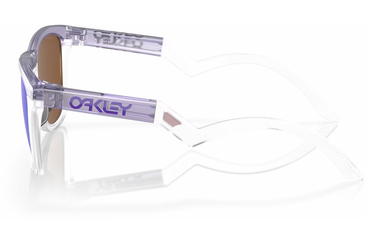 Oakley Frogskins Hybrid Matte Trans Lilac/Clear - Prizm Violet