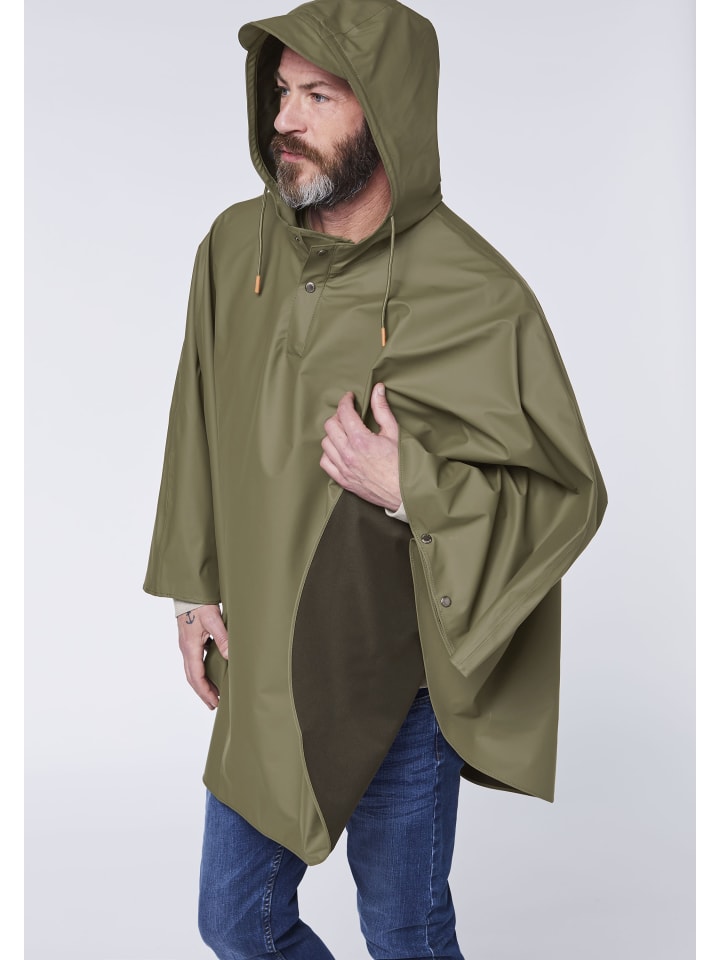 Gardena Regen-Cape in Grün günstig kaufen