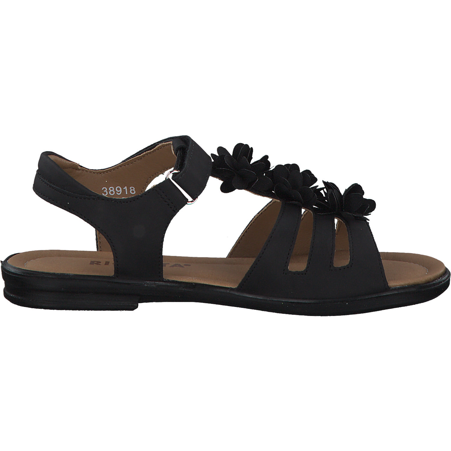 Ricosta Aurora 7001002, Sandalen (Kinder), Kinder, schwarz