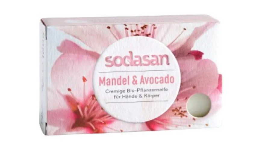 sodasan Bio-Pflanzenseife Mandel & Avocado 100 g