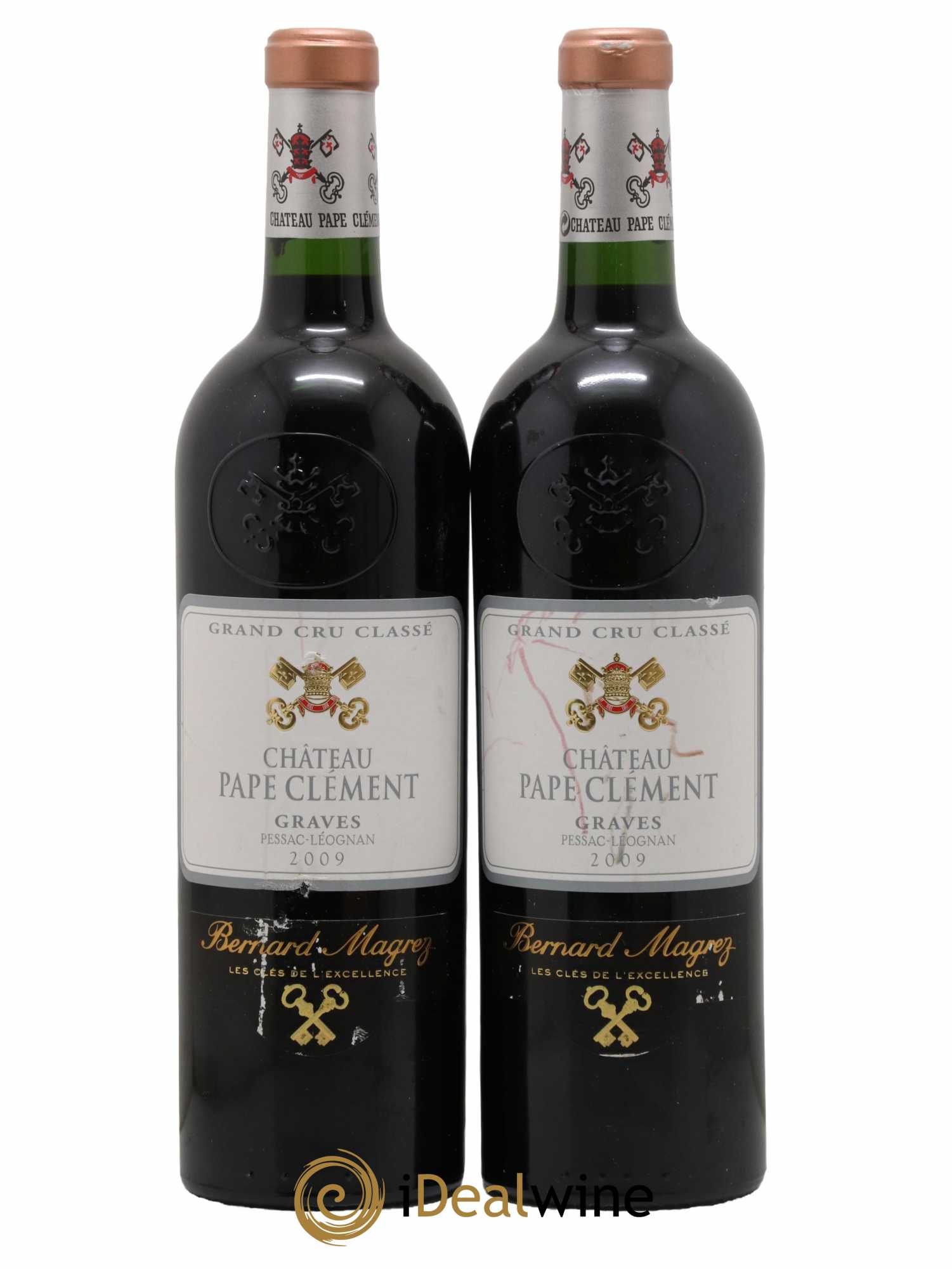 Château Pape Clément Cru Classé de Graves  2009 - Lot de 2 Bouteilles