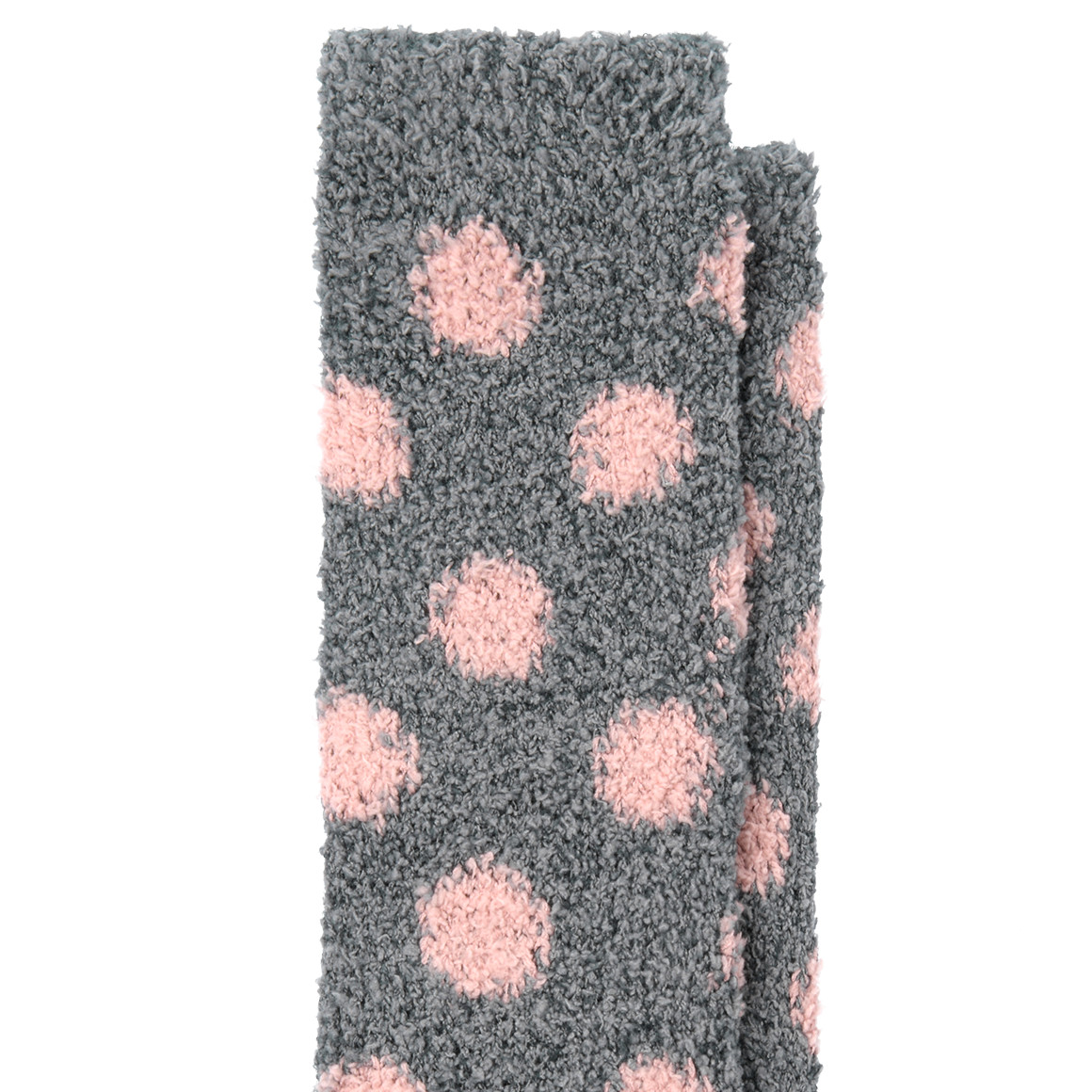 1 Paar Damen Kuschelsocken mit Punkten