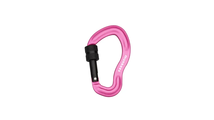 munkees Karabiner mit Schraubverschluß 