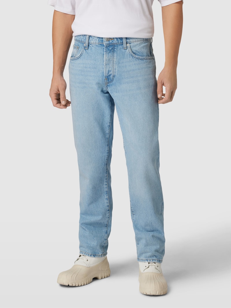 Bootcut Jeans im 5-Pocket-Design Modell 'EDGE' in jeans