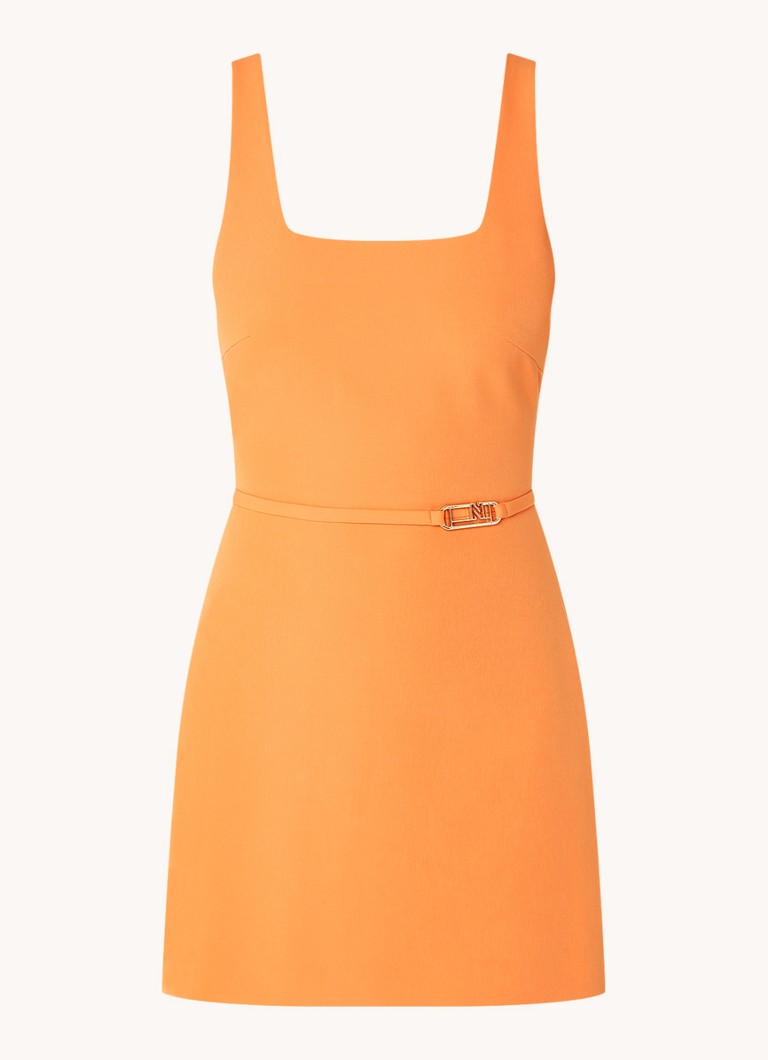 NIKKIE Fleur minimekko, jossa vetoketjuyksityiskohta
