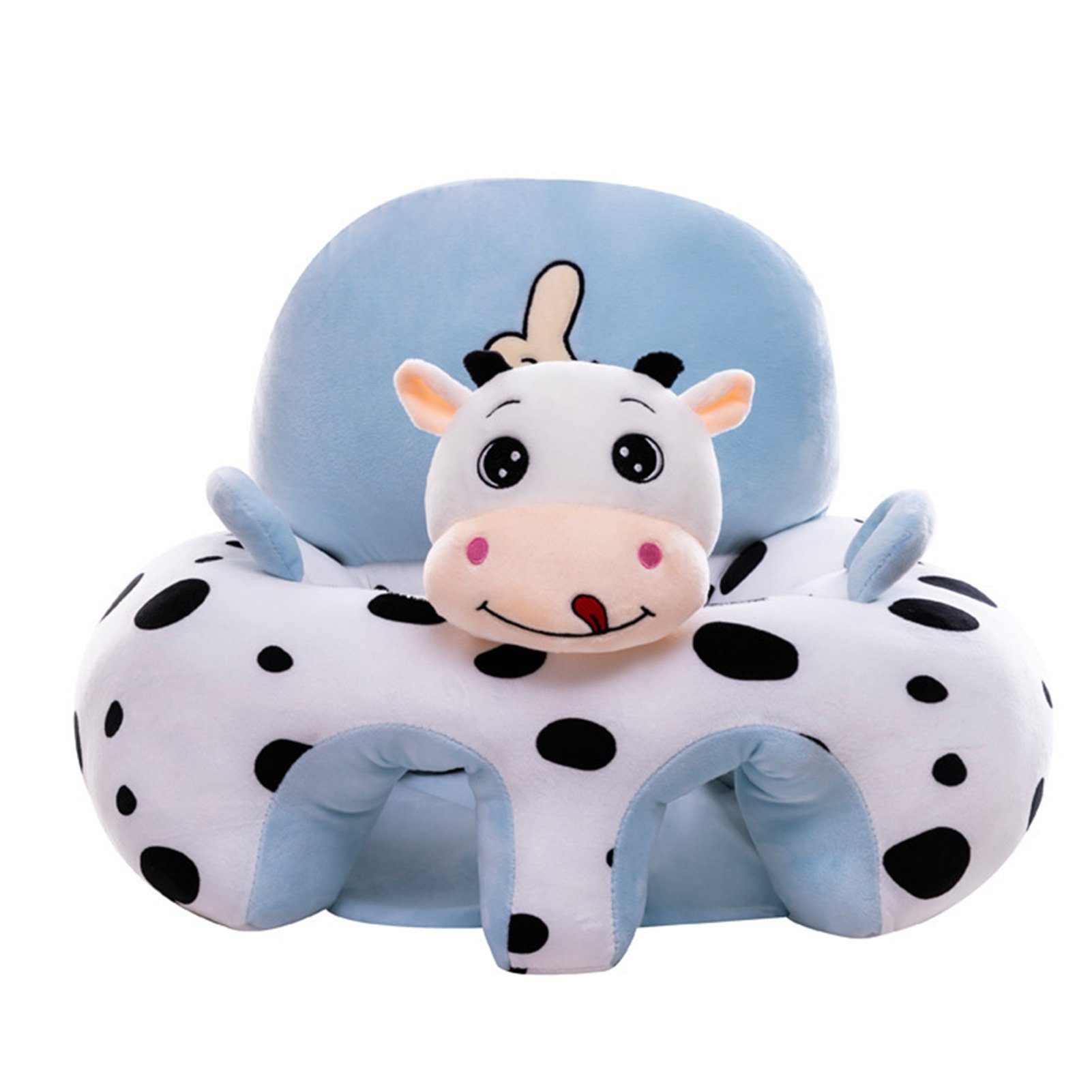 Blusmart Kindersofa Cartoon Tiere Baby Soft Sofa Stützstuhl Bequemer Sitzstuhl Mit Zwei