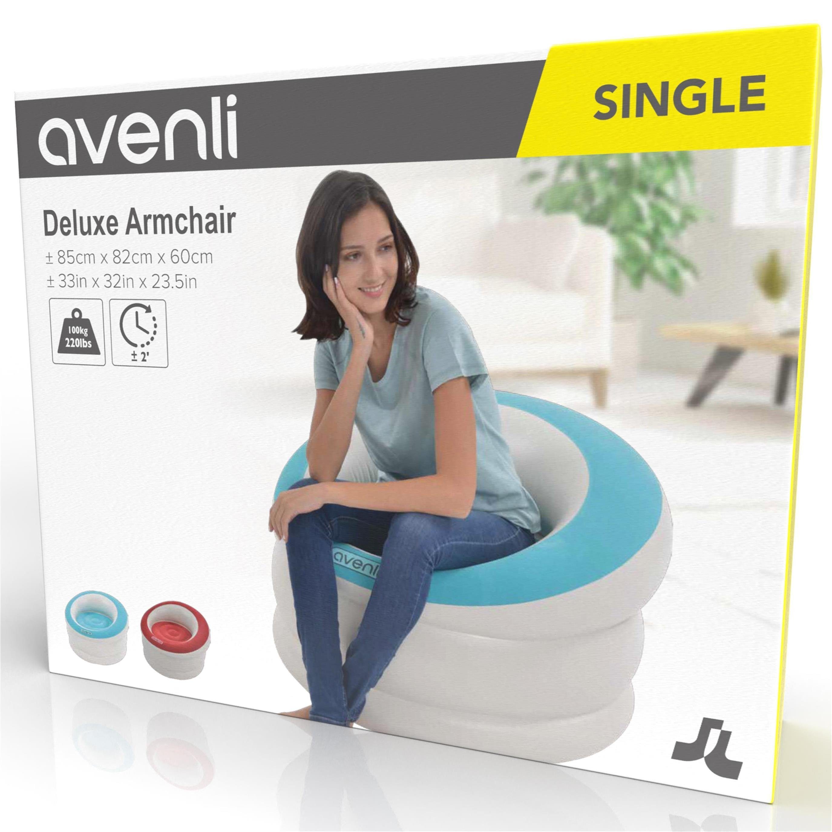 Avenli Luftsessel aufblasbarer Sessel / Luftsessel 85x82x60 cm, (Einteilig), Geeignet für den Innen- und Außenbereich