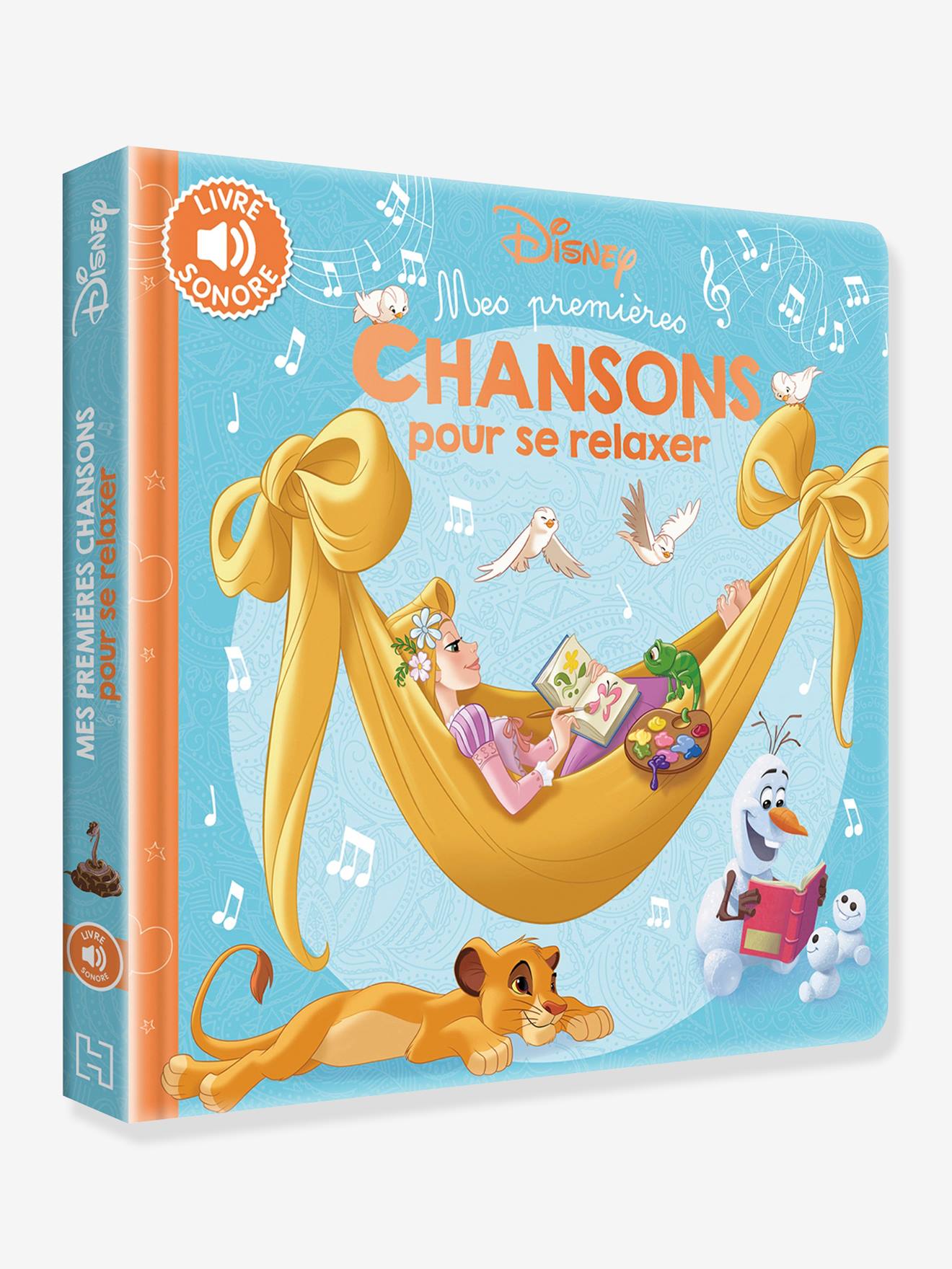 Livre sonore Mes premières chansons DS® pour se relaxer HACHETTE JEUNESSE bleu