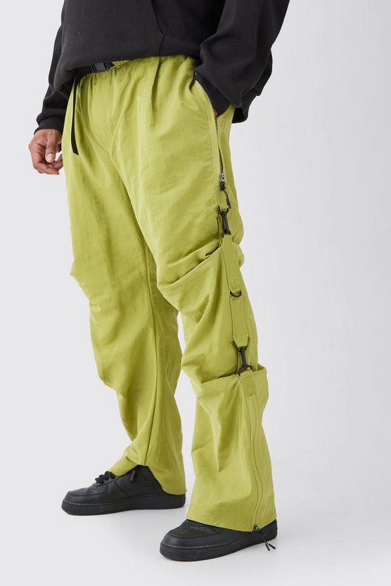 Plus lockere Nylon-Hose mit elastischem Bund