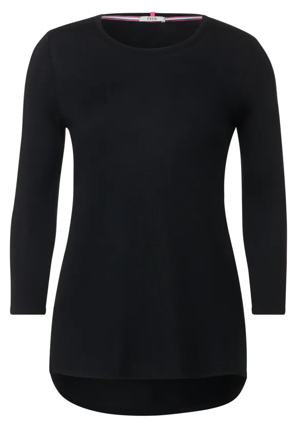 CECIL Langes Shirt in Unifarbe