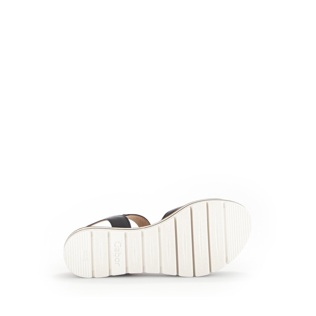 Gabor comfort Keilsandalette schwarz