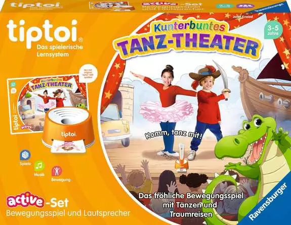 tiptoi® ACTIVE Set Kunterbuntes Tanz-Theater - Lernspiel ab 3 Jahren
