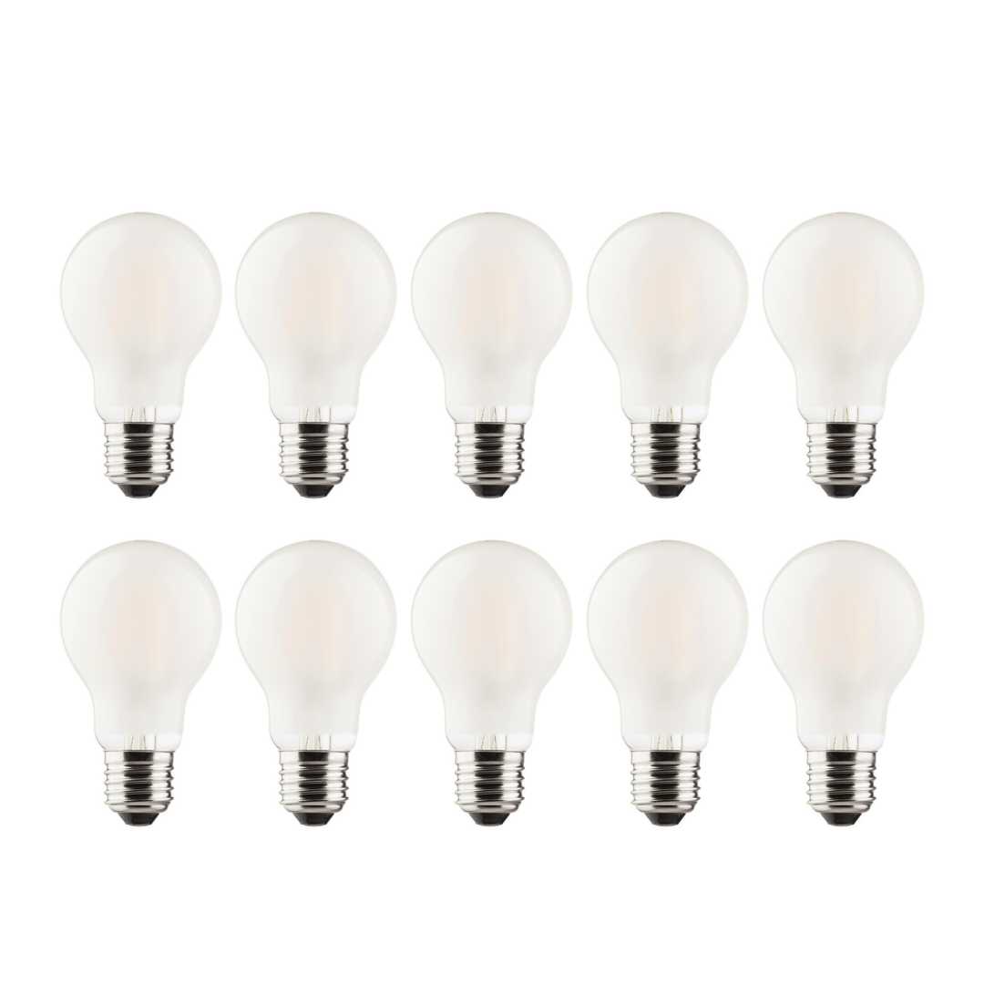 LUXULA 10er Pack LED Filament Leuchtmittel E27