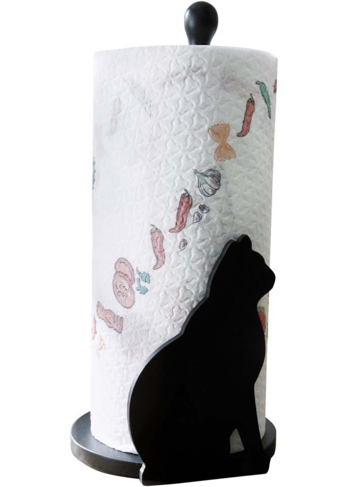 Küchenrollenhalter mit Katze