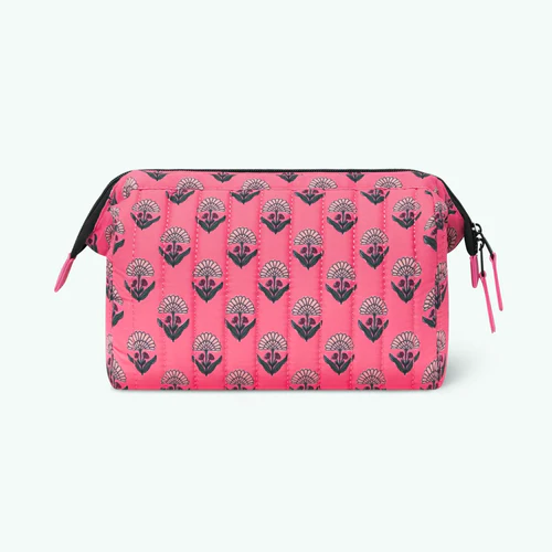 Sienna pink toiletry bag