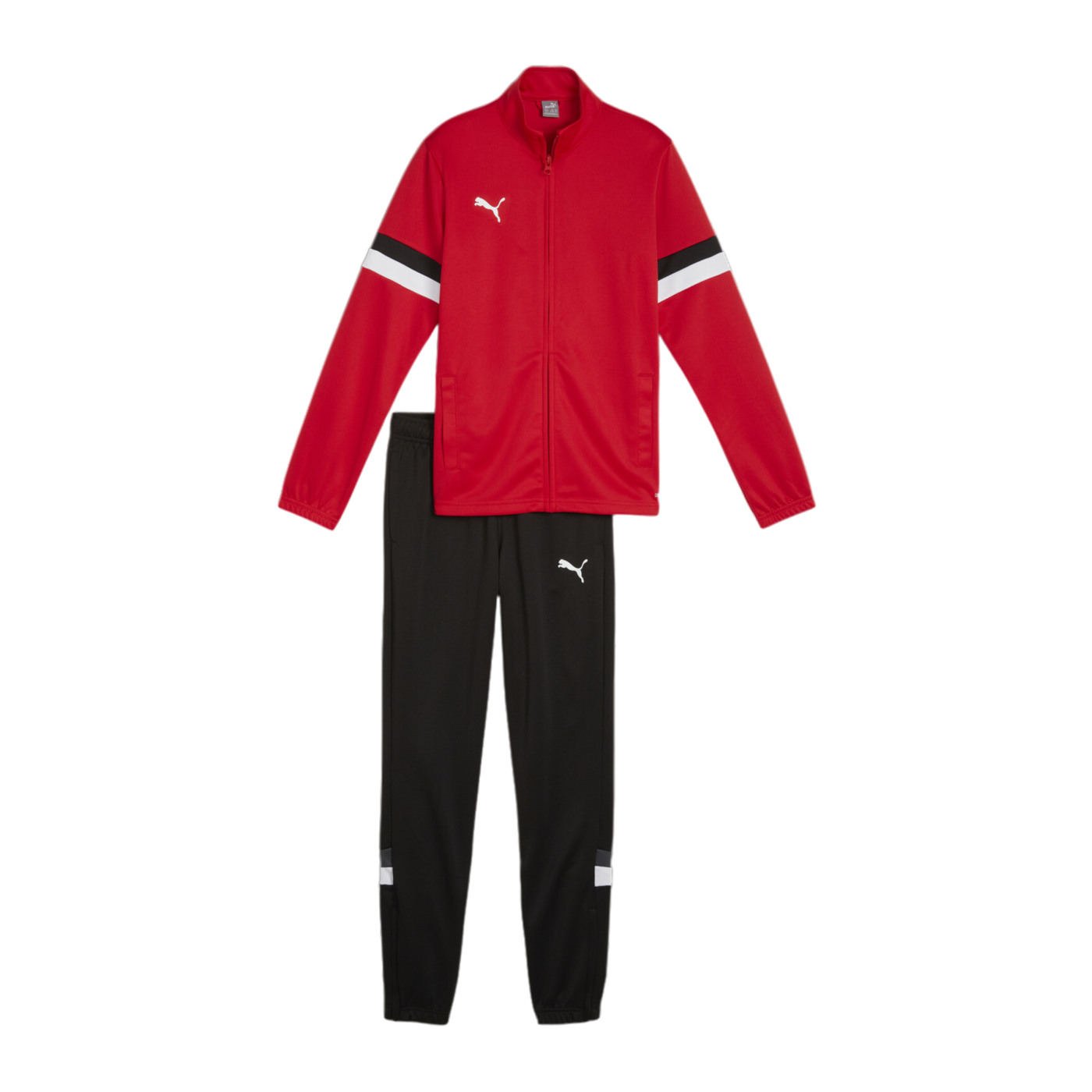 PUMA teamRISE Trainingsanzug Kids Rot F01