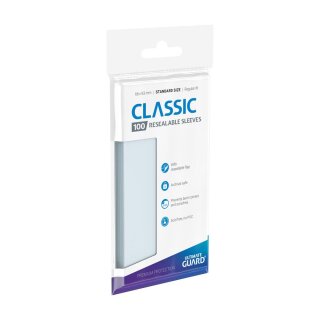 Ultimate Guard Classic Sleeves wiederverschließbar Standardgröße Transparent (100)