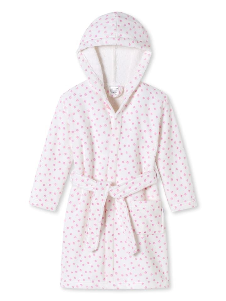 Schiesser Bademantel Kids Girls in Weiß günstig kaufen