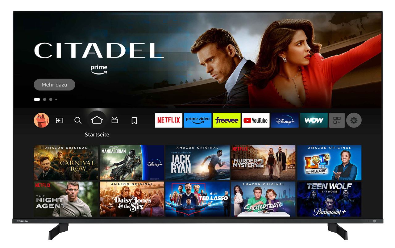 Toshiba Toshiba 65QF5D63DA 65 Zoll QLED Fernseher / Fire TV (4K UHD, HDR Dolby Vision, Alexa Built-In)