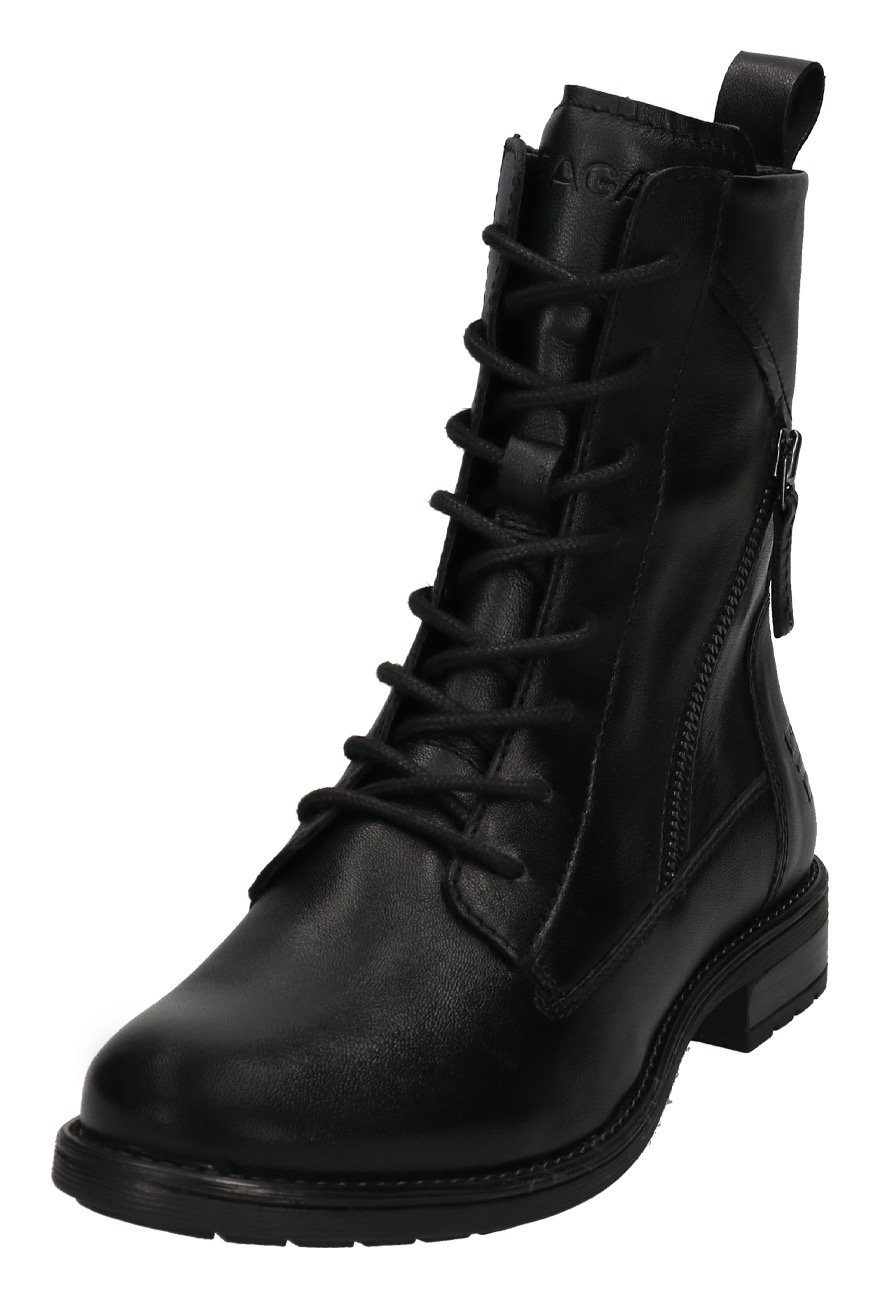BAGATT Schnürstiefelette mit Zierreißverschluss außen