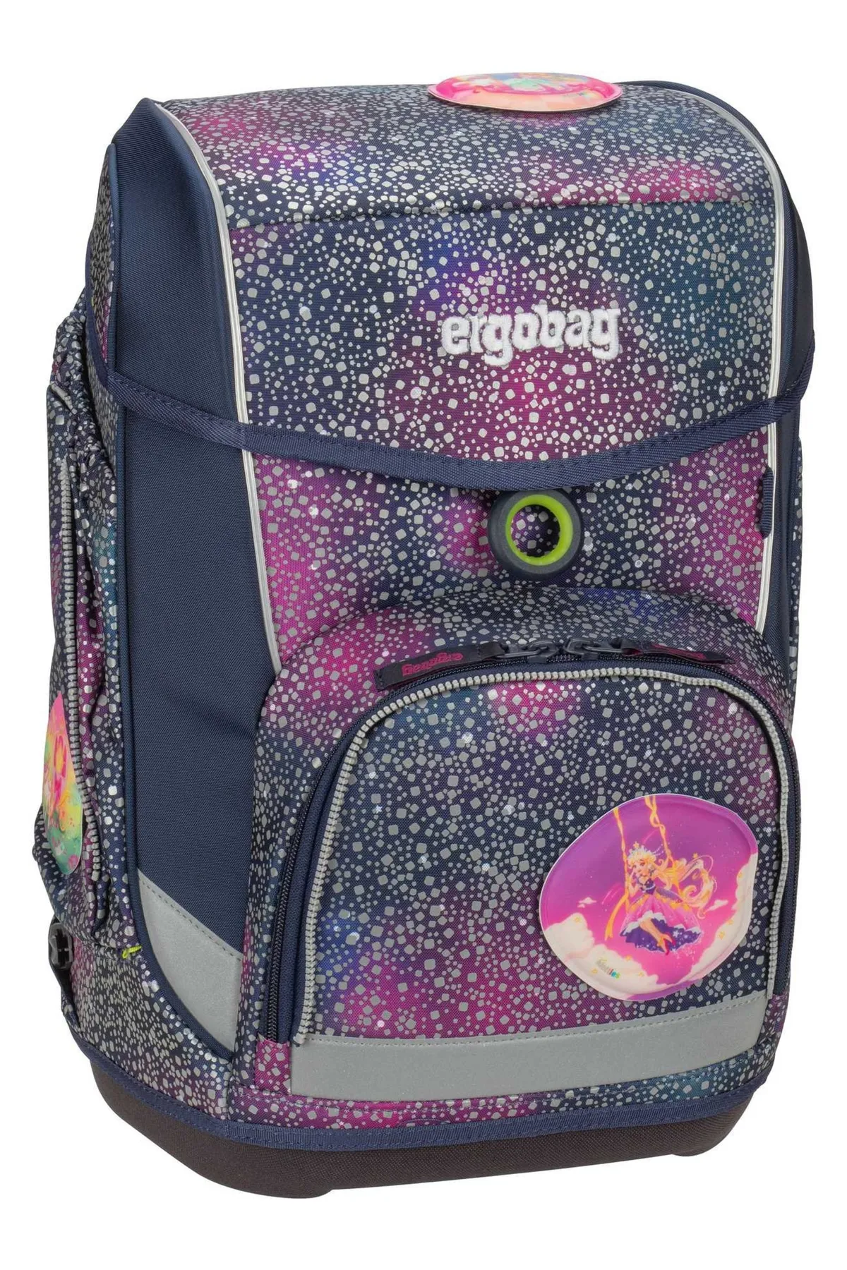 Ergobag  Schulranzen cubo Set Super Reflex Glow