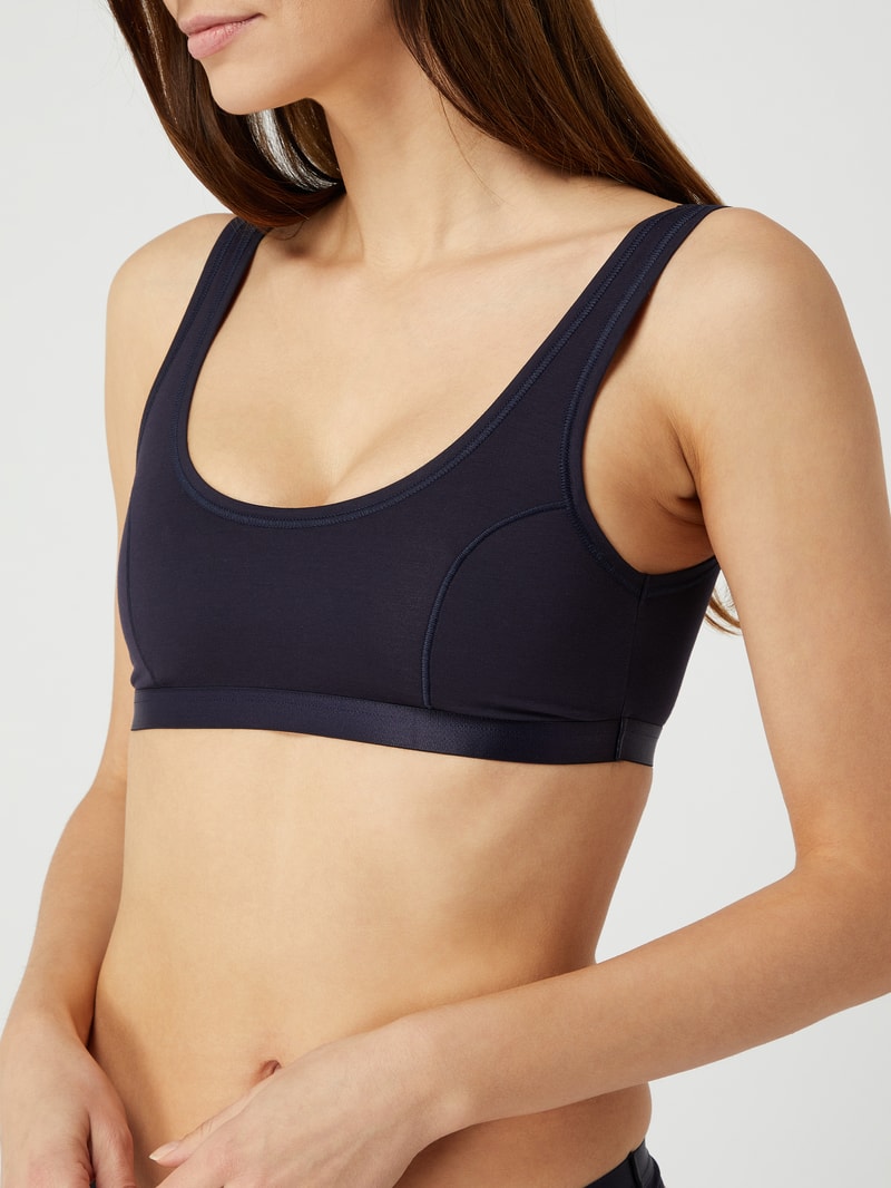 Bustier mit Modal-Anteil Modell 'Natural Joy' in dunkelblau