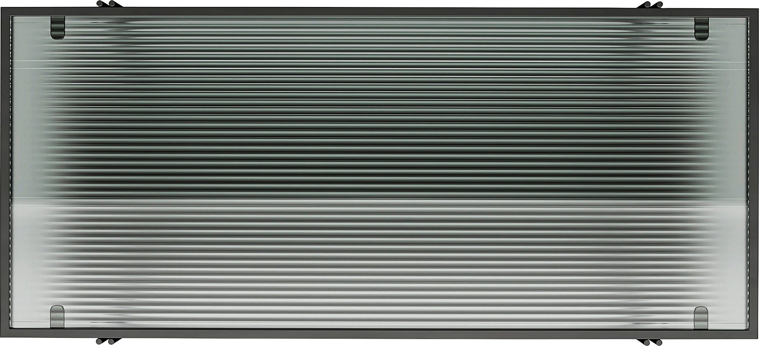 Dorel Home Aktenregal Wainwright, 1-tlg., Oberboden aus Glas, Breite 79,5 cm, Höhe 117 cm, Metallregal
