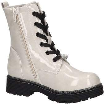 Barbarella Schnür Boots in grau
