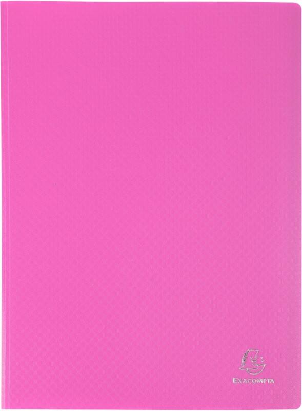 Exacompta OpaK Präsentationsmappe DIN A4 30 Taschen Rosa 12 Stück