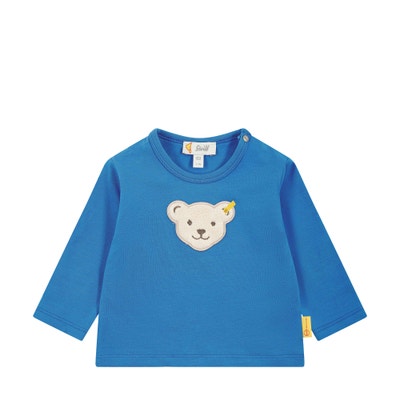 T-Shirt langarm, mittelblau