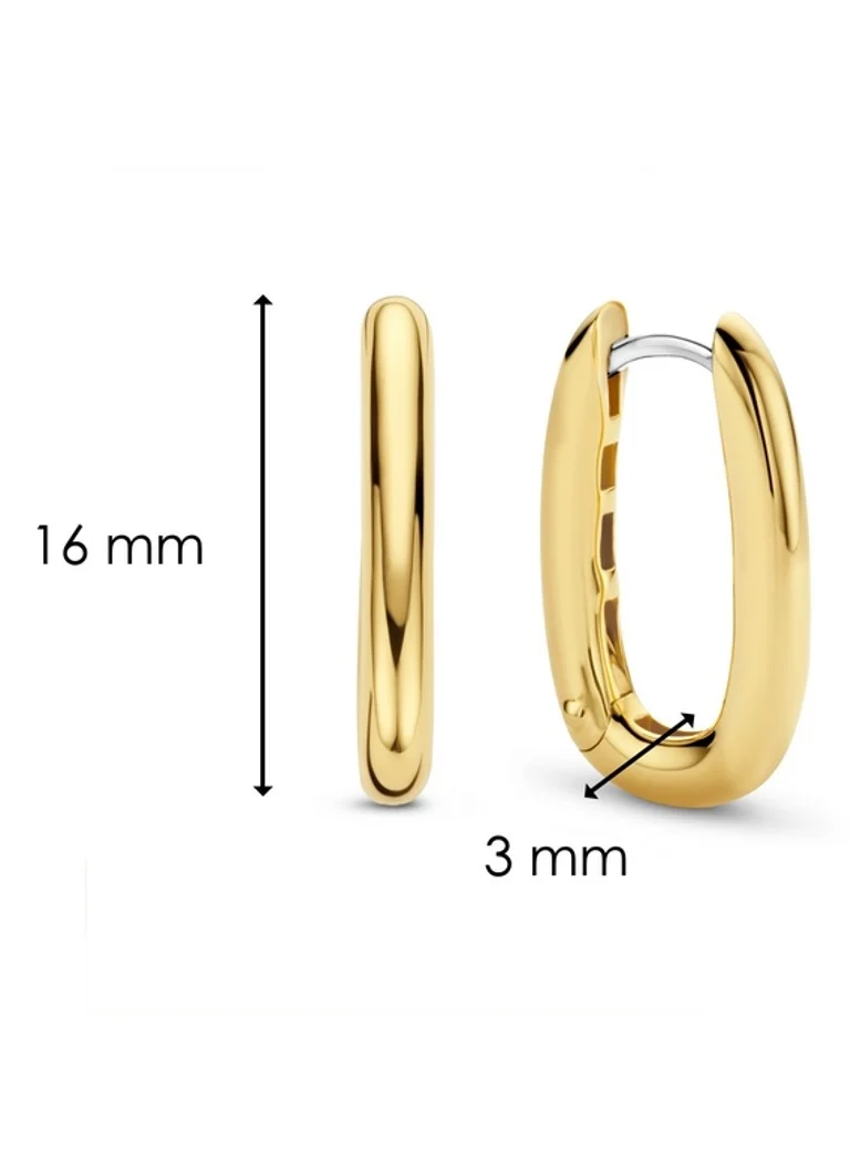 TI SENTO - Milano Gold-plated Earrings 7901SY