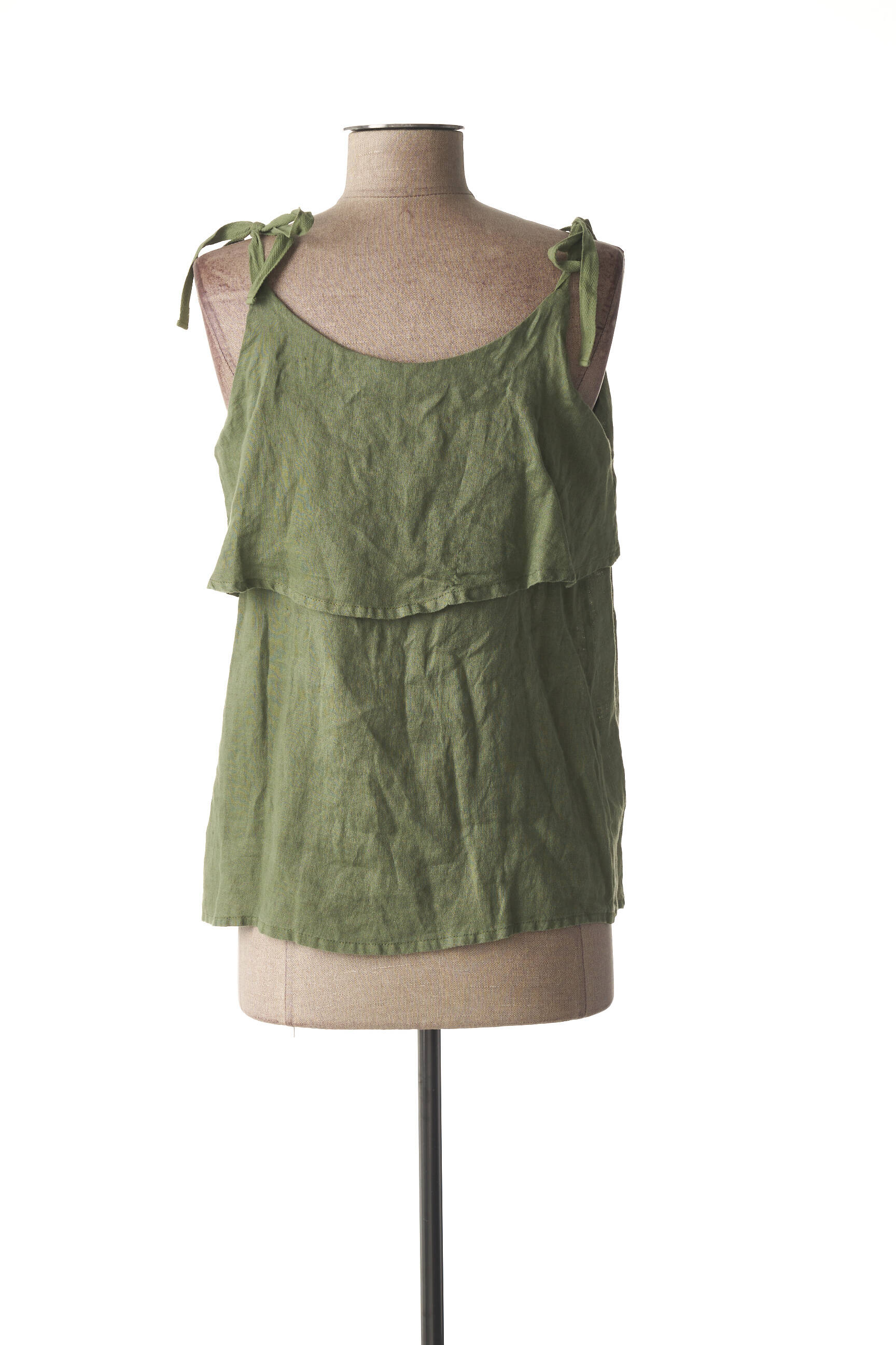 Menonove Chemisiers Maternite Femme couleur vert